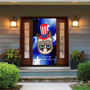 Grumpy Cat Door Cover Grumpy Cat Face