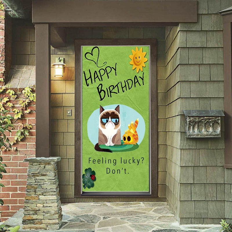 Grumpy Cat Door Cover Grumpy Cat Surprise