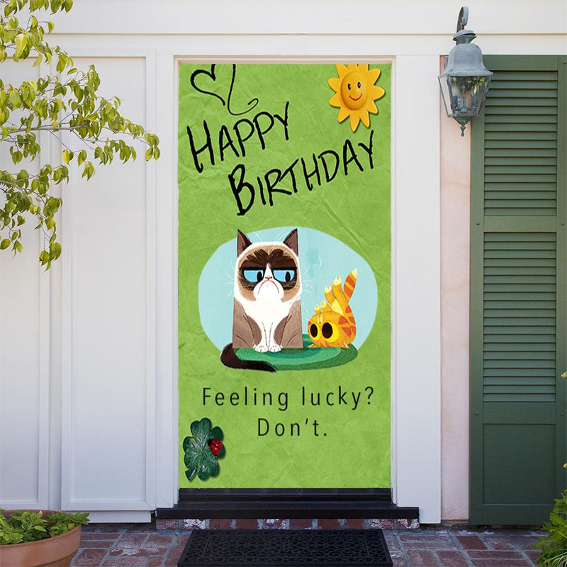 Grumpy Cat Door Cover Grumpy Cat Surprise
