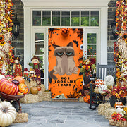 Grumpy Cat Door Cover Grumpy Halloween