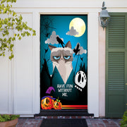 Grumpy Cat Door Cover No Fun Grumpy