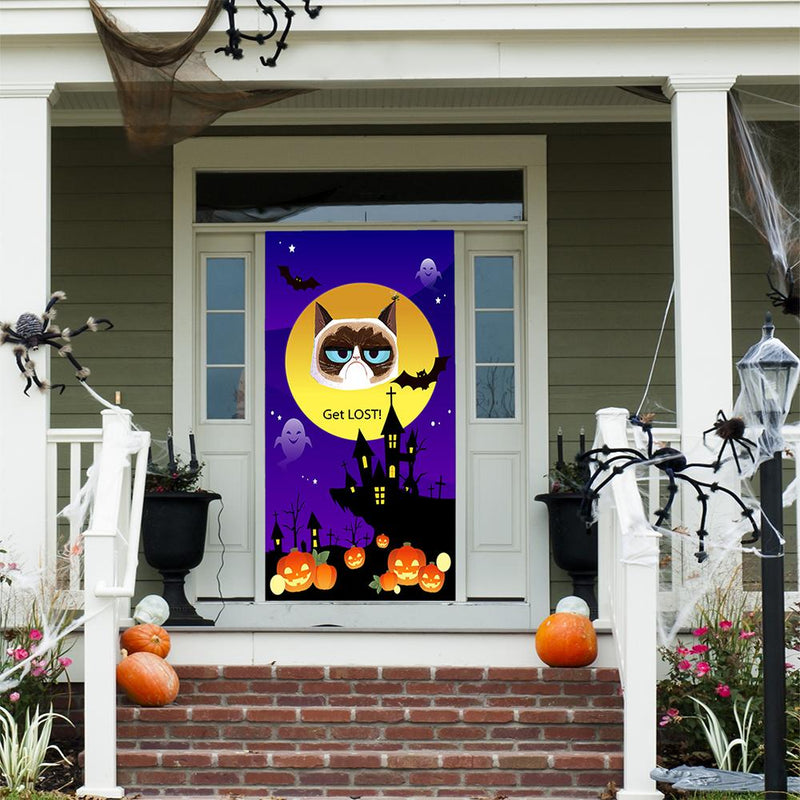 Grumpy Cat Door Cover Get Lost