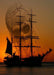 DoorFoto Door Cover Pirate Ship Skull Sky