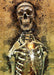DoorFoto Door Cover Smiling Skeleton