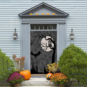 DoorFoto Door Cover Owl Full Moon