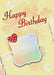 DoorFoto Door Cover Customizable - Happy Birthday with Heart
