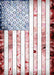 DoorFoto Door Cover Whitewashed American Flag