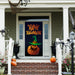 DoorFoto Door Cover Pumpkin Decor