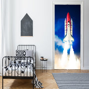 DoorFoto Door Cover Spaceship Decor