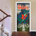DoorFoto Door Cover Albert Einstein Gator
