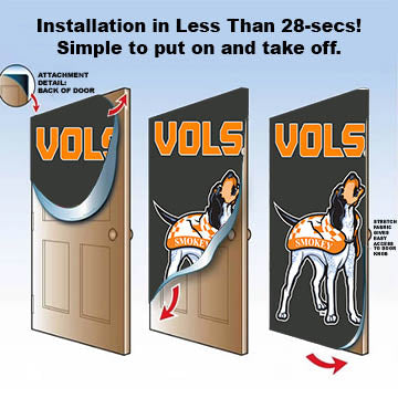 DoorFoto Door Cover Vols Mascot