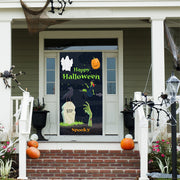 DoorFoto Door Cover Witch Decor