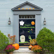 DoorFoto Door Cover Witch Decor